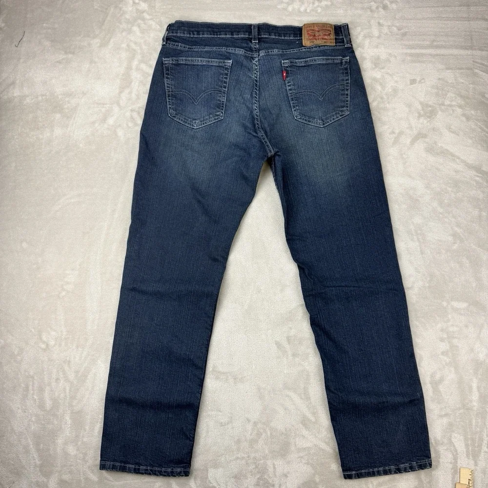 Vintage Levi's 559 Mens 34x32 Relaxed Straight Fit Denim‎ Jeans Whiskered Faded